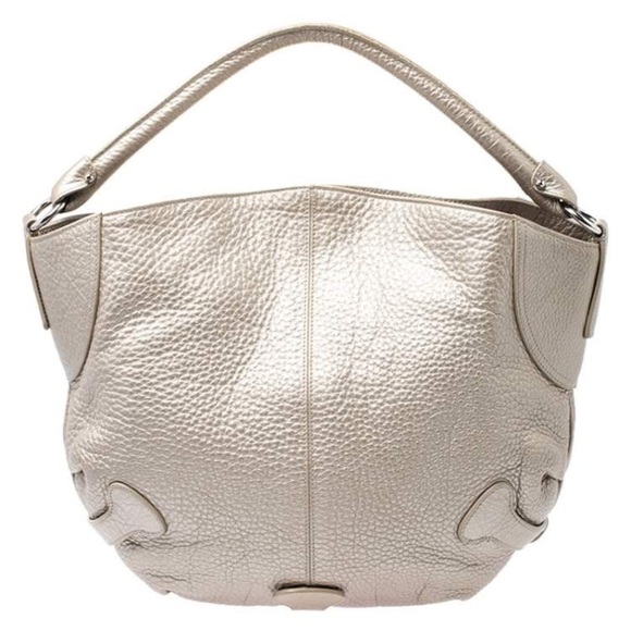 Salvatore Ferragamo Gold  Leather Hobo Handbag Purse - Picture 4 of 10